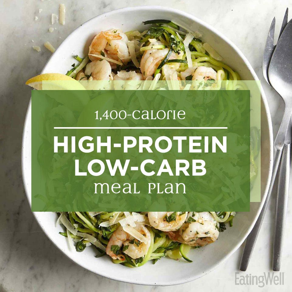 1 400 Calorie High Protein Low Carb Meal Plan EatingWell