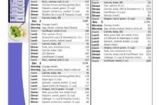 1200 Calorie A Day Paleo Diet 5 Day Menu Plan With