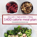 1400 Calorie High Protein Low Carb Meal Plan With Pizza