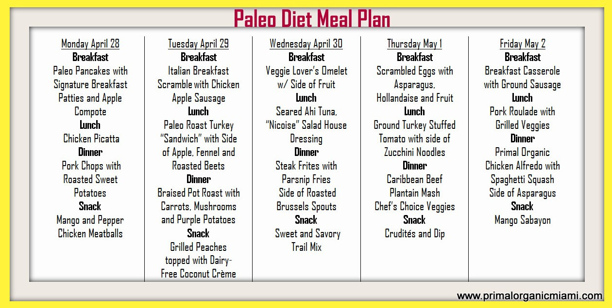 22 Of The Best Ideas For Paleo Diet Meal Plan For Weight 