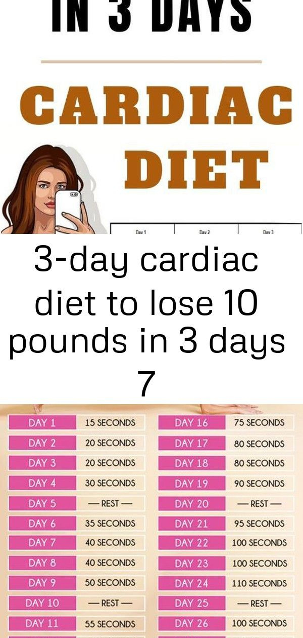 3 day Cardiac Diet To Lose 10 Pounds In 3 Days 7 Cardiac 