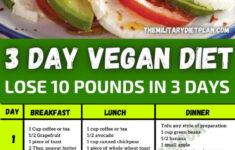 3 Day Military Diet Vegetarian To Lose 10 Pounds In 3 Day