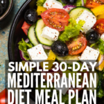 30 Day Mediterranean Diet Meal Plan For Weight Loss