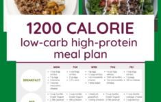 31 1200 Calorie Diet Plan Printable Low Carb Meal Plan