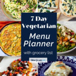 7 Day Menu Planner Vegetarian Blue Jean Chef Meredith