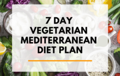 7 Day Vegetarian Mediterranean Diet Meal Plan PDF Menu