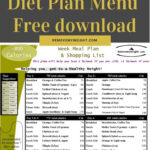 800 Calorie Diet Plan Menu PDF Free Download