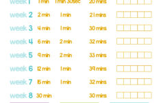 Beginner Treadmill To 5k Printable And Weekly Weight Loss