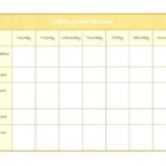 Diet Calendar Printable 45 Printable Weekly Meal Planner