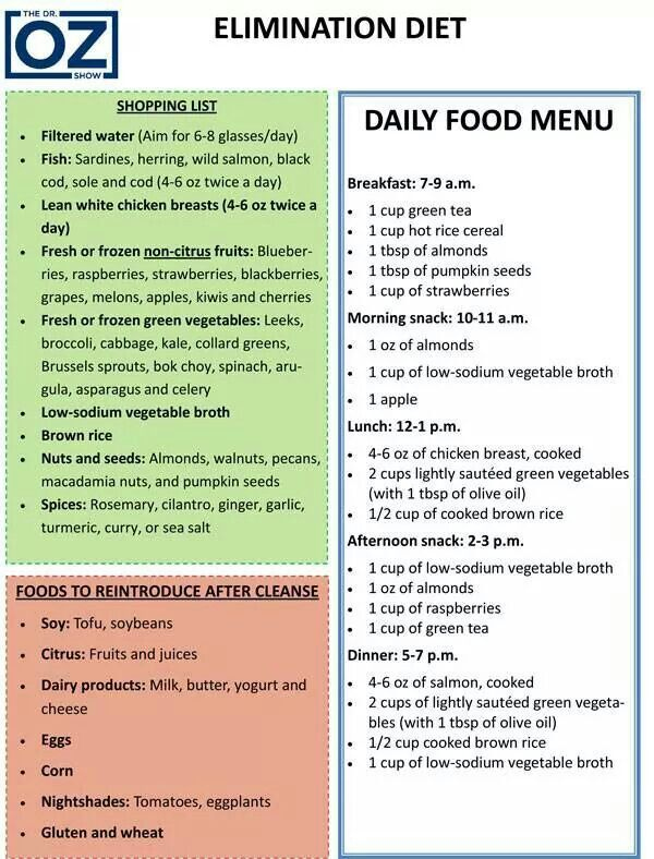 Dr Oz 2 Week Diet Plan Printable Printable Diet Plan