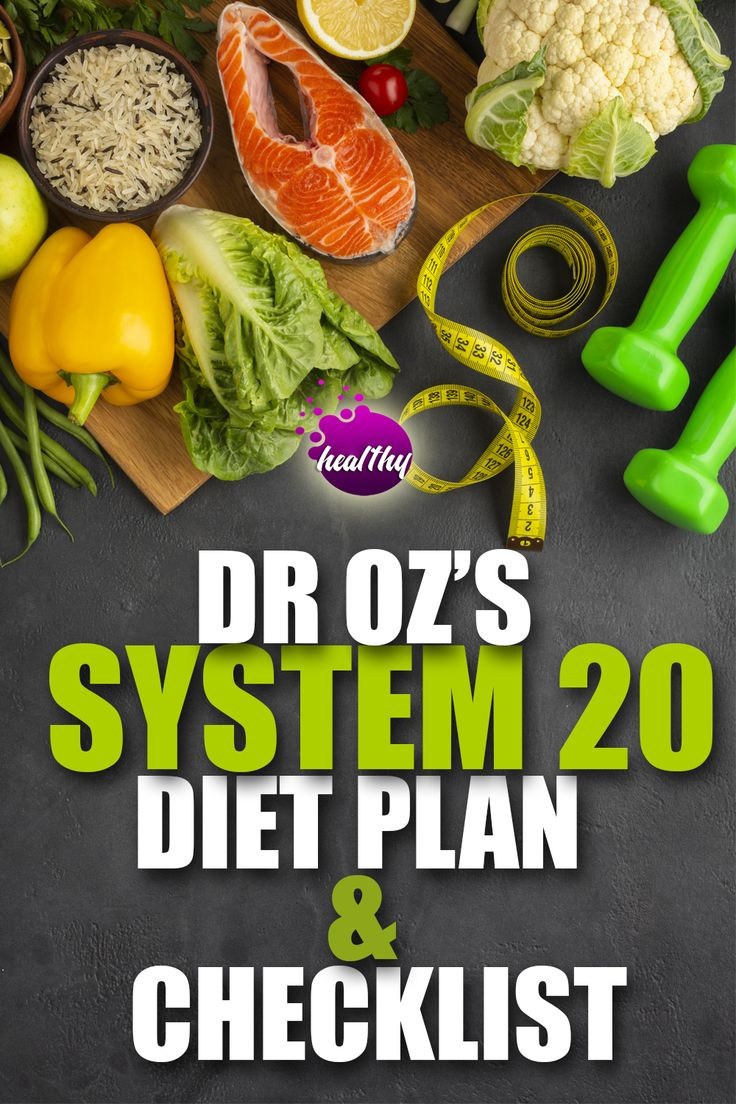 Dr Oz System 20 Diet Plan Recipes And Checklist System 