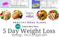 Easy 5 Day Plans Low Calorie Diet Plan Healthy Foods To