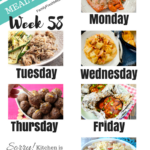 Easy Weekly Meal Plan Week 58 Family Fresh Meals