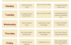 Free Printable Meal Plans For Weight Loss Free Printable