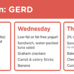 GiKids Sample Weekly Meal Plans