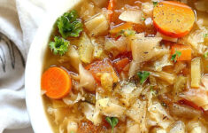 Hearty Cabbage Soup Diet Recipe Slowly Cooked In The Slow
