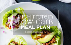 High Protein Low Carb Meal Plan 1 200 Calories EatingWell
