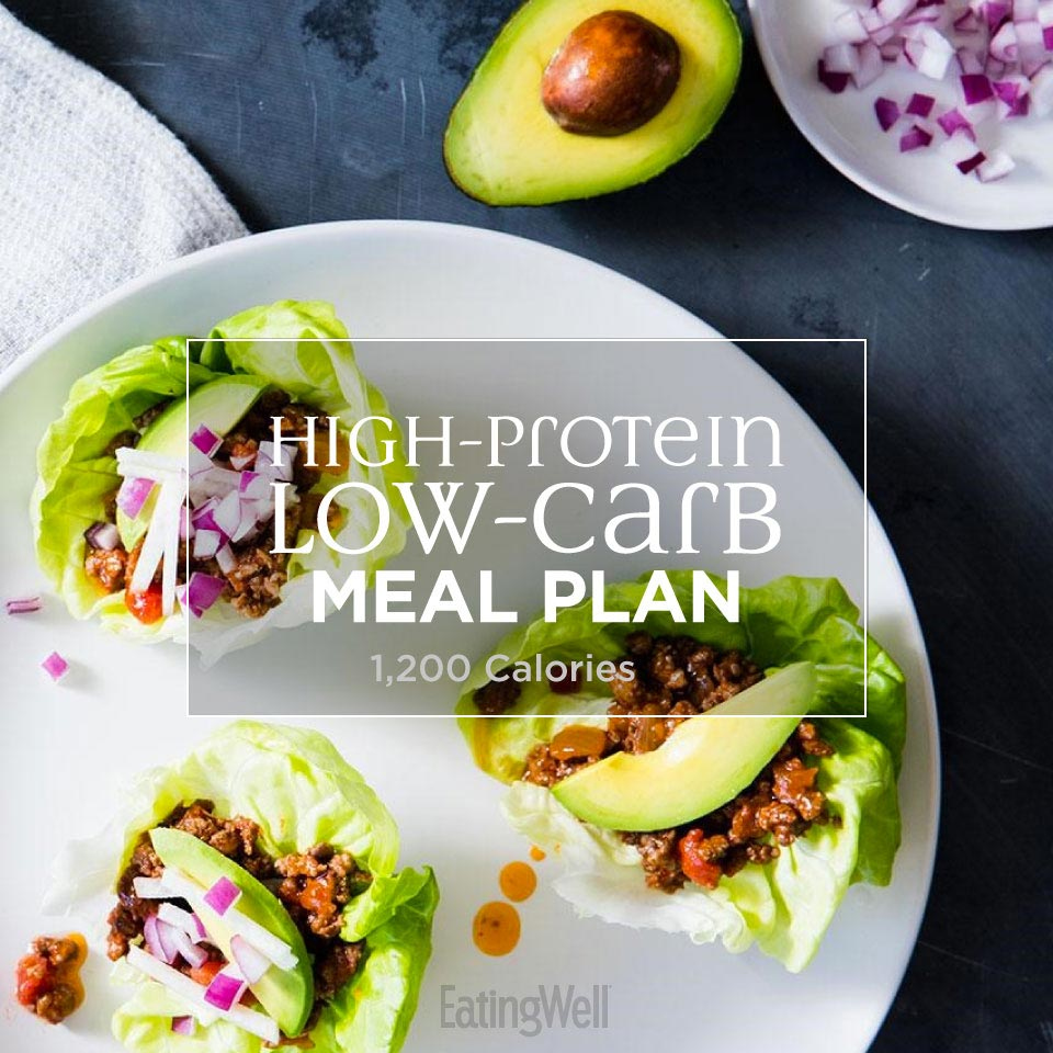 High Protein Low Carb Meal Plan 1 200 Calories EatingWell
