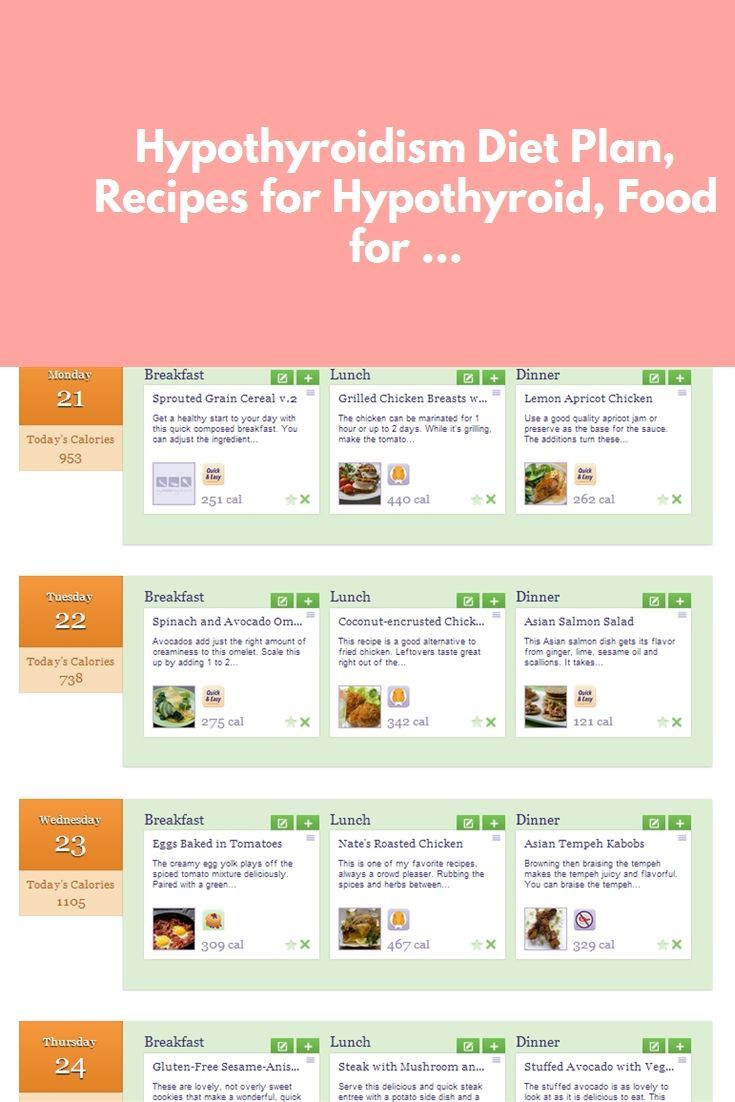 Hypothyroidism Diet Plan Recipes For Hypothyroid Food 