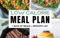 Low Calorie Meal Plan For A Full Week FIXED On FRESH