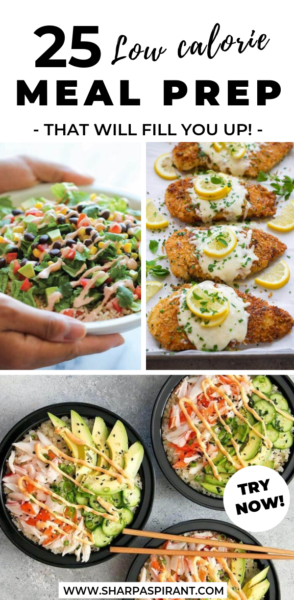 Low Calorie Meal Prep Ideas That Will Fill You Up Sharp 