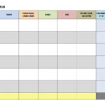 Macro Meal Planner Template Shatterlion Info
