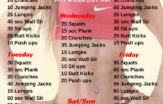 Month Workout Plan To Lose Weight Ideal Figure