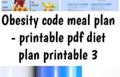 Obesity Code Meal Plan Printable Pdf Diet Plan Printable
