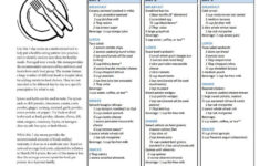 Printable Diabetic Meal Plans Sample Menu For 1800