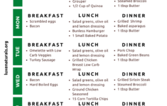 printable low carb meal plan 8 Printable Low Carb Meal Plan