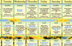 Printable Mediterranean Meal Plan PrintableDietPlan