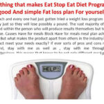 The Thing That Makes Eat Stop Eat Diet Program A Good And