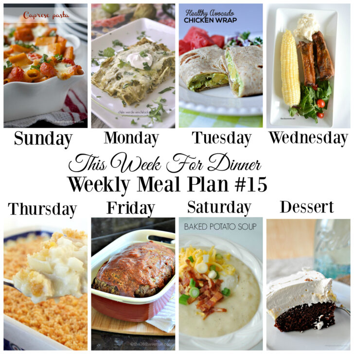 Meal Planning Ideas For Dinner