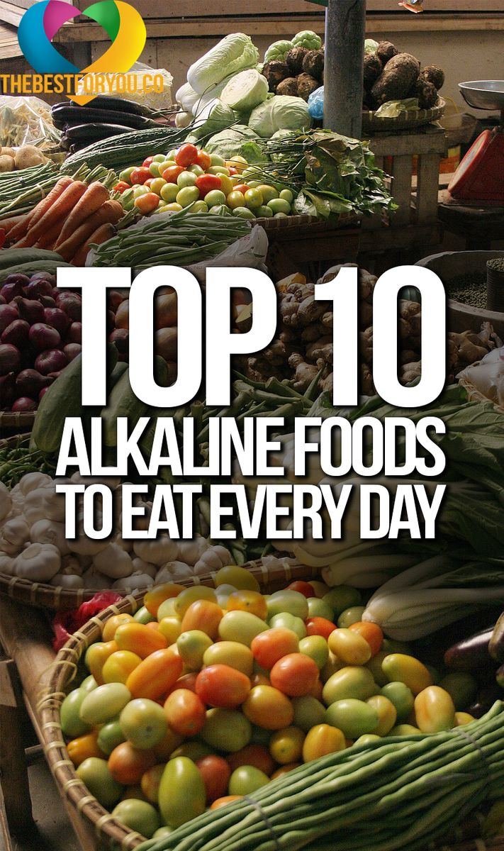 TOP 10 ALKALINE FOODS TO EAT EVERY DAY food Alkaline 