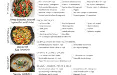 Vegetarian Meal Plan 12 19 16
