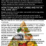 Zone Diet Benefits During Crossfit Crossfit Diet Zone