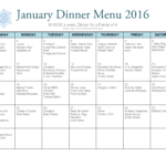 100 A Week Meal Plan For A Family Of 4 Dinner Menu