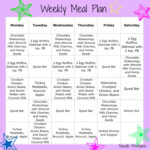 Weekly Meal Plan Danielle Prestejohn